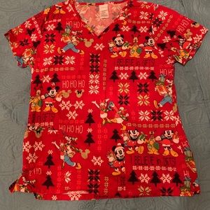 Women’s scrub top- Christmas